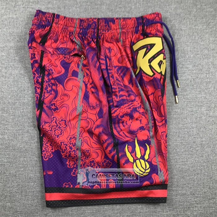 Pantalone Toronto Raptors Special Year Of The Tiger Rojo